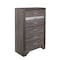Global Furniture Usa Traditional Glam Melamine Seville Grey Chest 1501 - alternate 3